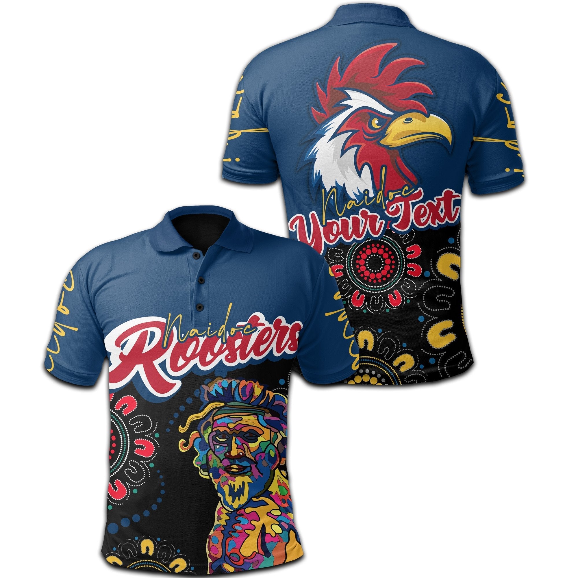 custom-personalised-australia-roosters-polo-shirt-naidoc-week-style-black