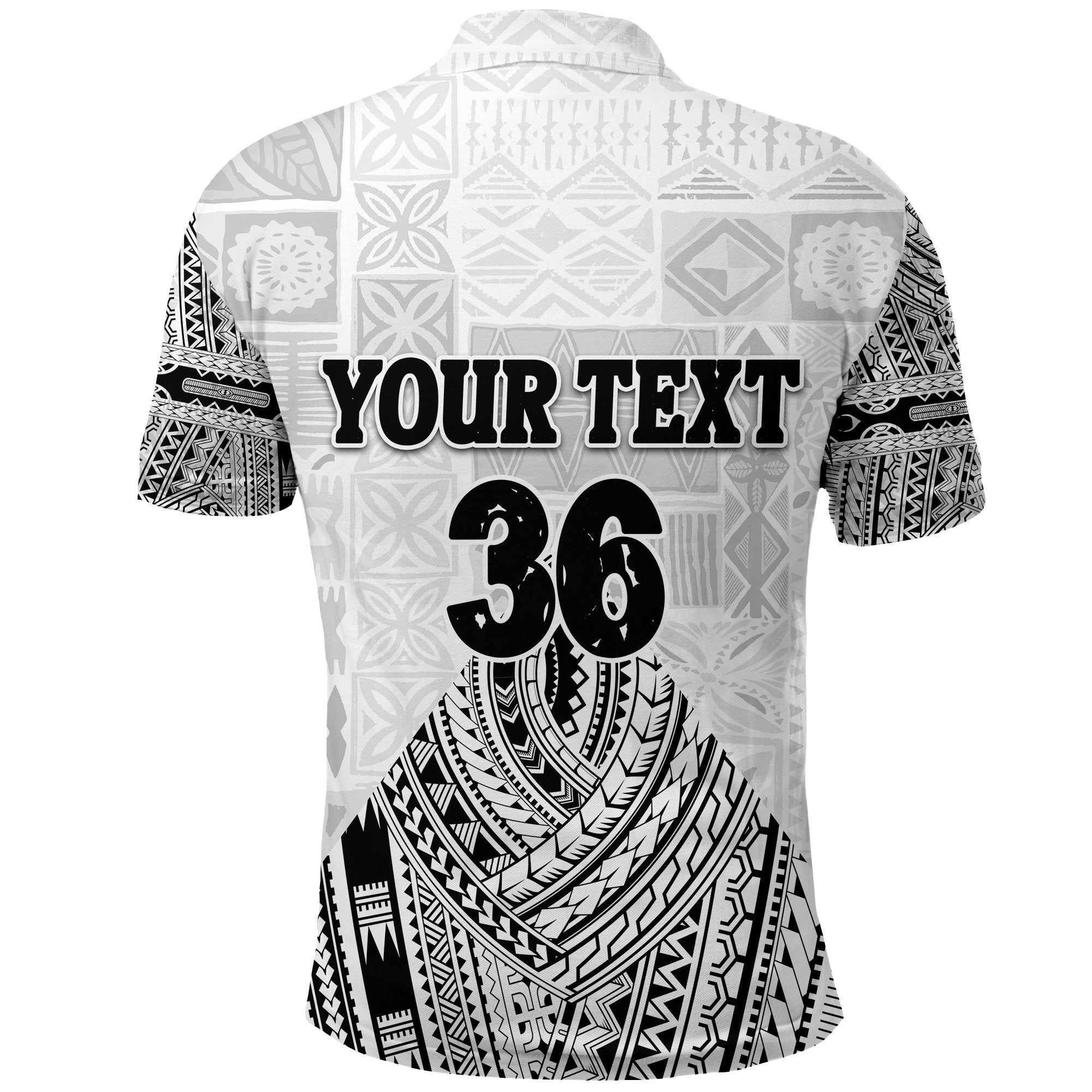 custom-personalised-fiji-tavua-rugby-tapa-polo-shirt-polynesian-white-custom-text-and-number