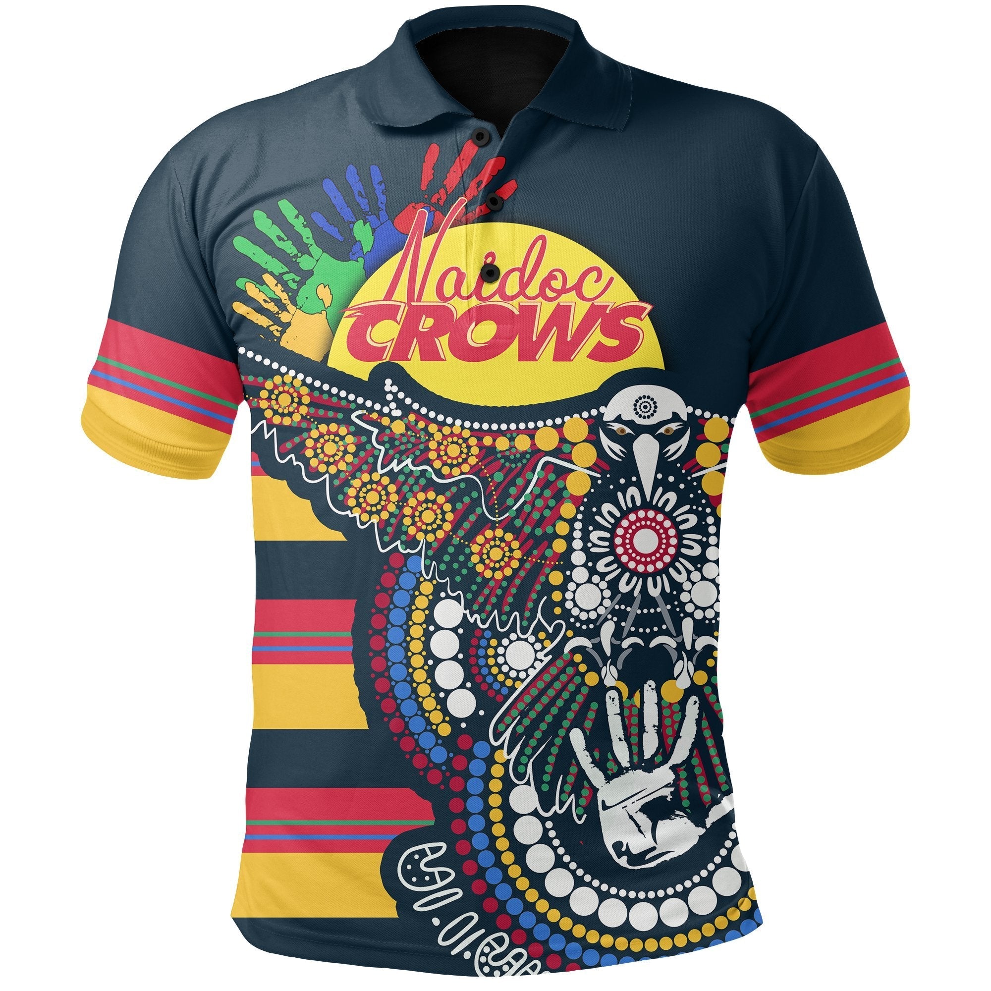 custom-personalised-adelaide-naidoc-week-polo-shirt-crows-aboriginal-sport-style