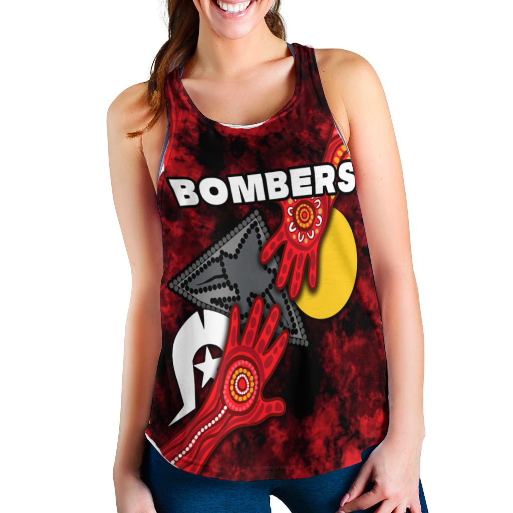 custom-personalised-bombers-naidoc-week-womens-racerback-tank-essendon-aboriginal-special-ver2-lt16