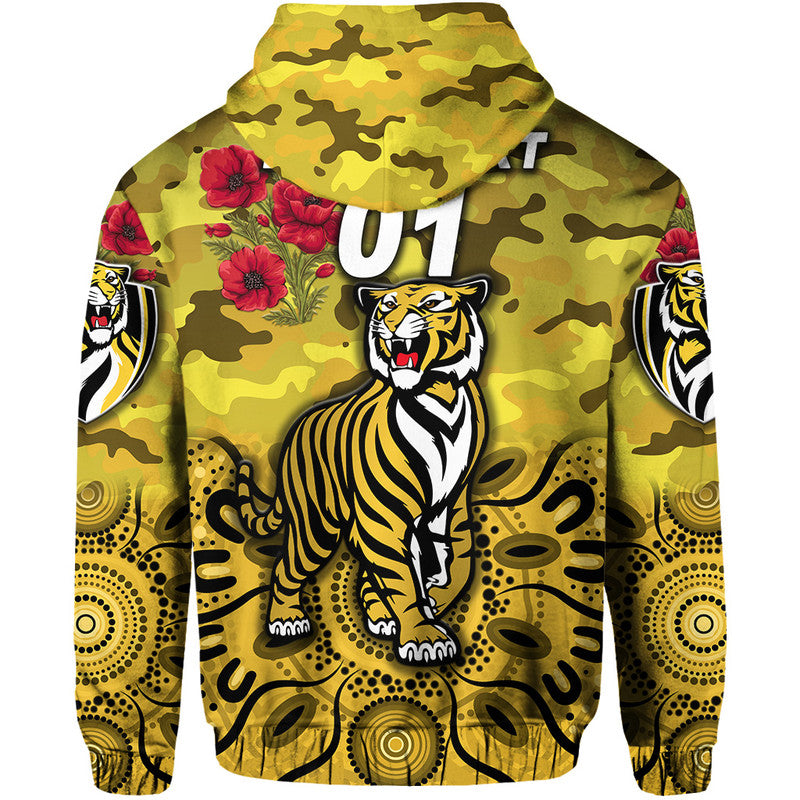custom-personalised-richmond-tigers-anzac-zip-up-and-pullover-hoodie-indigenous-vibes-yellow-lt8