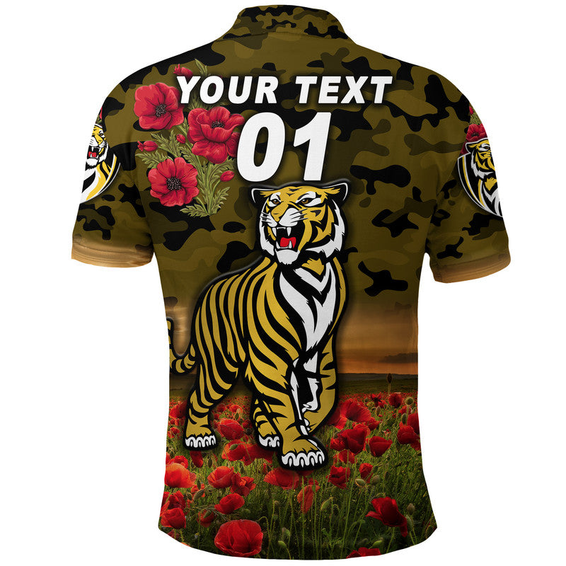 custom-personalised-richmond-tigers-anzac-polo-shirt-poppy-vibes-black