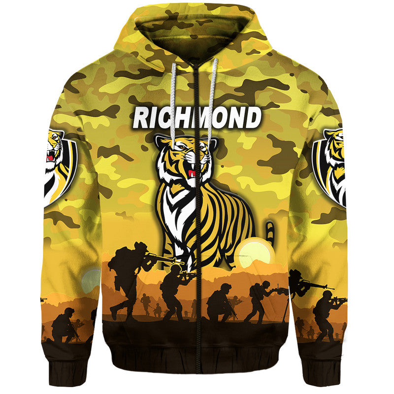 custom-personalised-richmond-tigers-anzac-zip-up-and-pullover-hoodie-simple-style-yellow-lt8