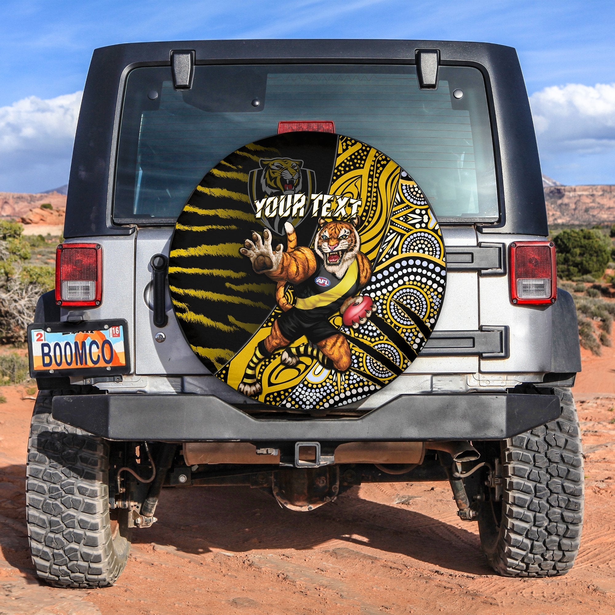 custom-personalised-richmond-football-spare-tire-cover-aboriginal-go-the-tigers-mascot