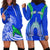 custom-personalised-torres-strait-islands-hoodie-dress-the-dhari-mix-aboriginal-turtle-version-blue-lt13