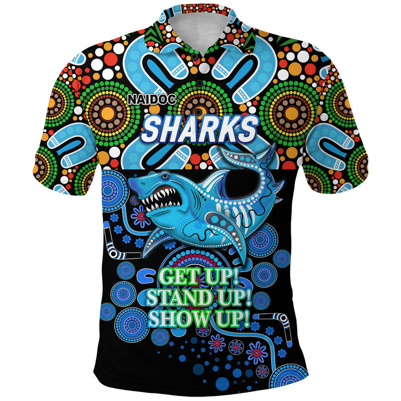 custom-personalised-australia-sharks-rugby-naidoc-week-2022-polo-shirt-simple-vibes-black-lt8