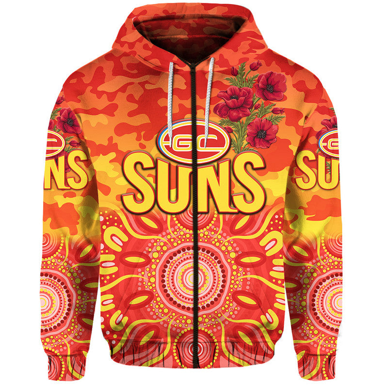 custom-personalised-gold-coast-suns-anzac-zip-up-and-pullover-hoodie-indigenous-vibes-lt8