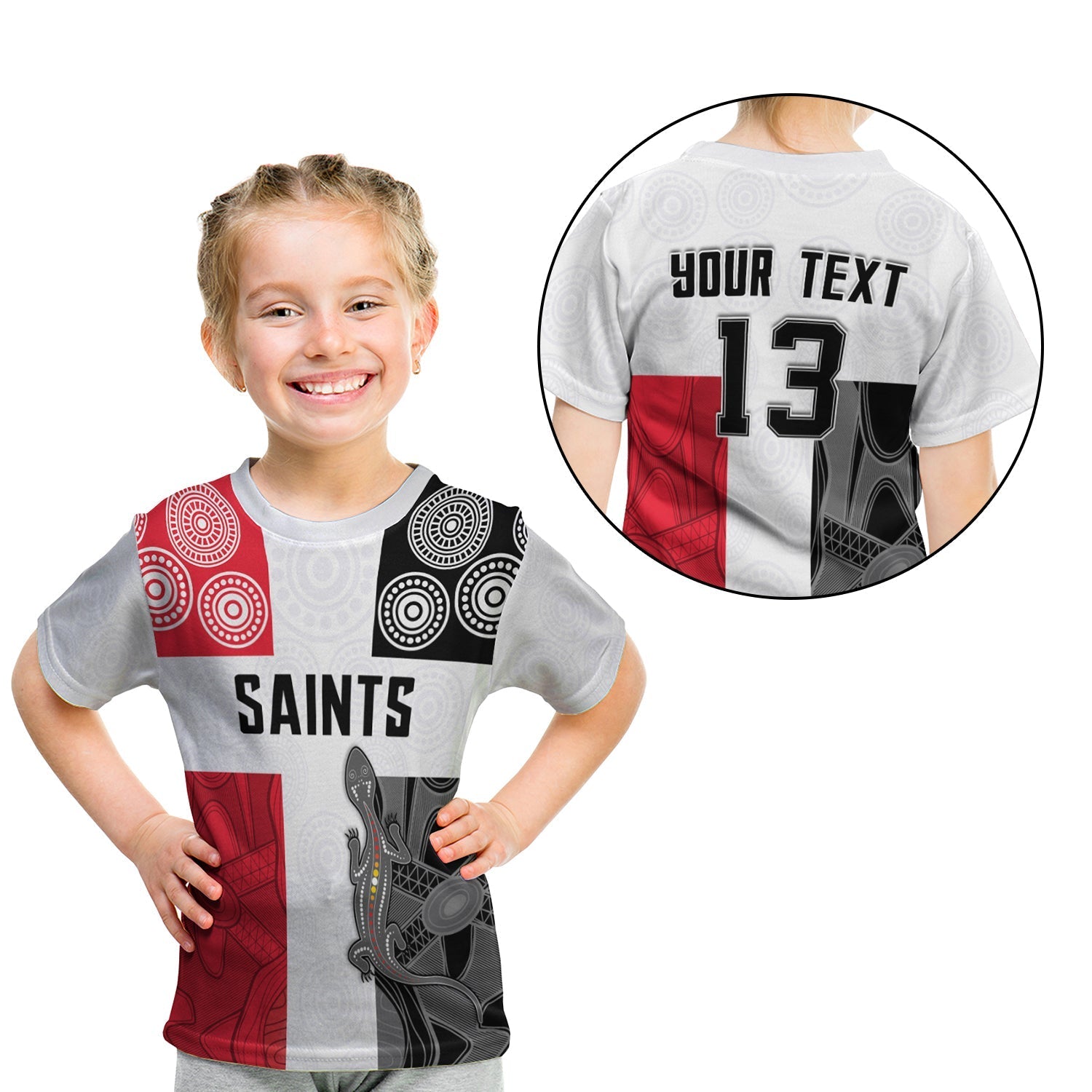 custom-personalised-saints-football-t-shirt-kid-st-kilda-indigenous-custom-text-and-number-lt13