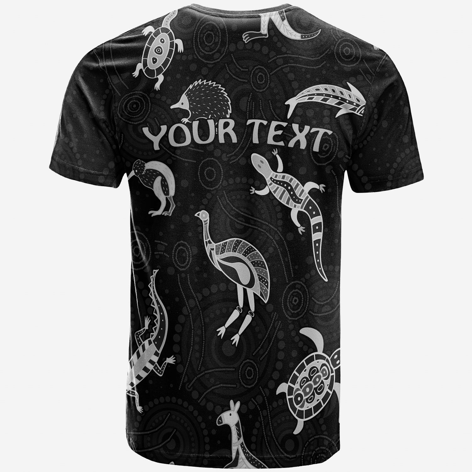 custom-personalised-aboriginal-art-t-shirt-animals-australia-version-black-lt13