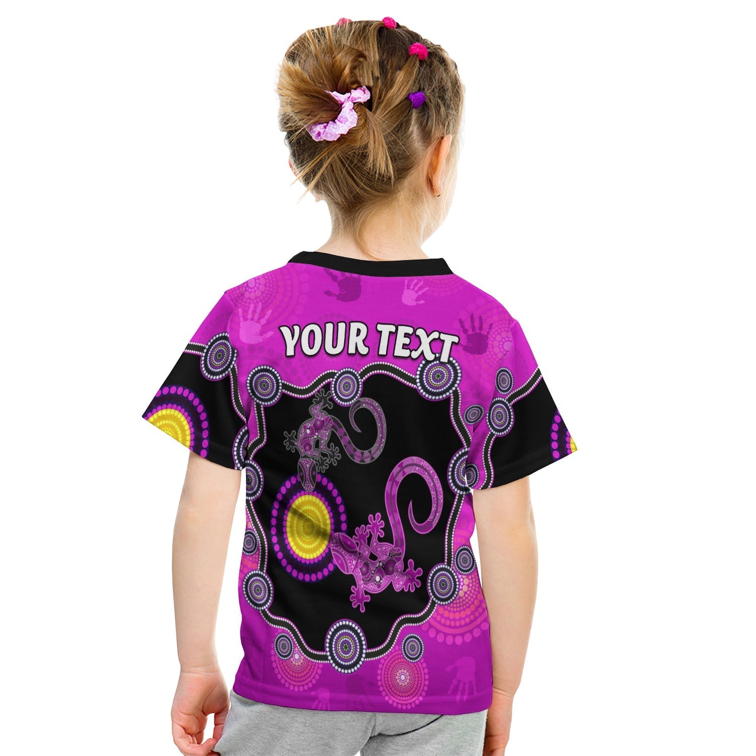 custom-personalised-aboriginal-lizard-t-shirt-kid-attracted-australia-version-purple-lt13