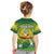 (Custom Personalised And Number) Cricket Australia T shirt KID Cricket Aboriginal Vibe LT6
