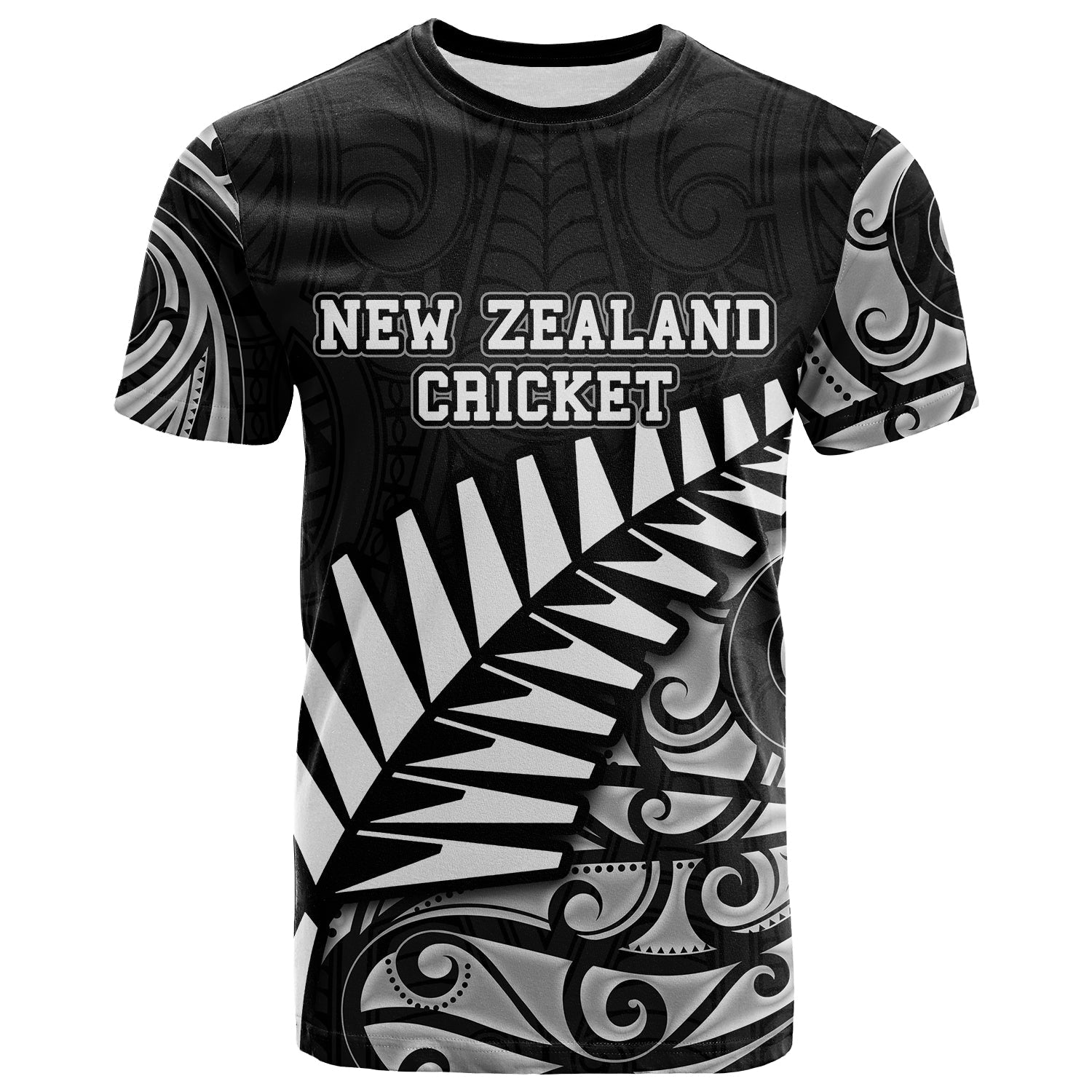 custom-personalised-and-number-new-zealand-national-cricket-team-t-shirt-maori-patterns-lt6
