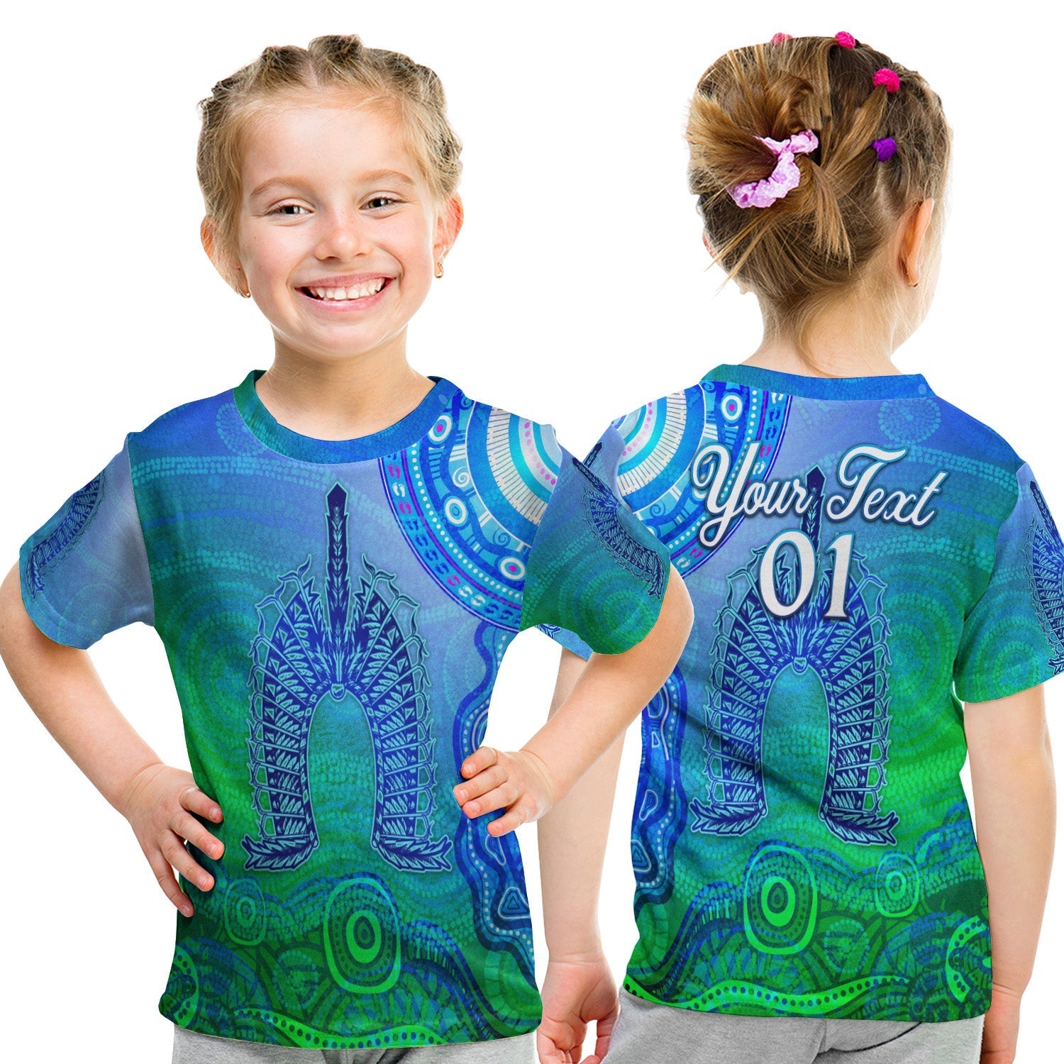 custom-personalised-aboriginal-torres-strait-islands-t-shirt-kid-wave-vibes-lt8