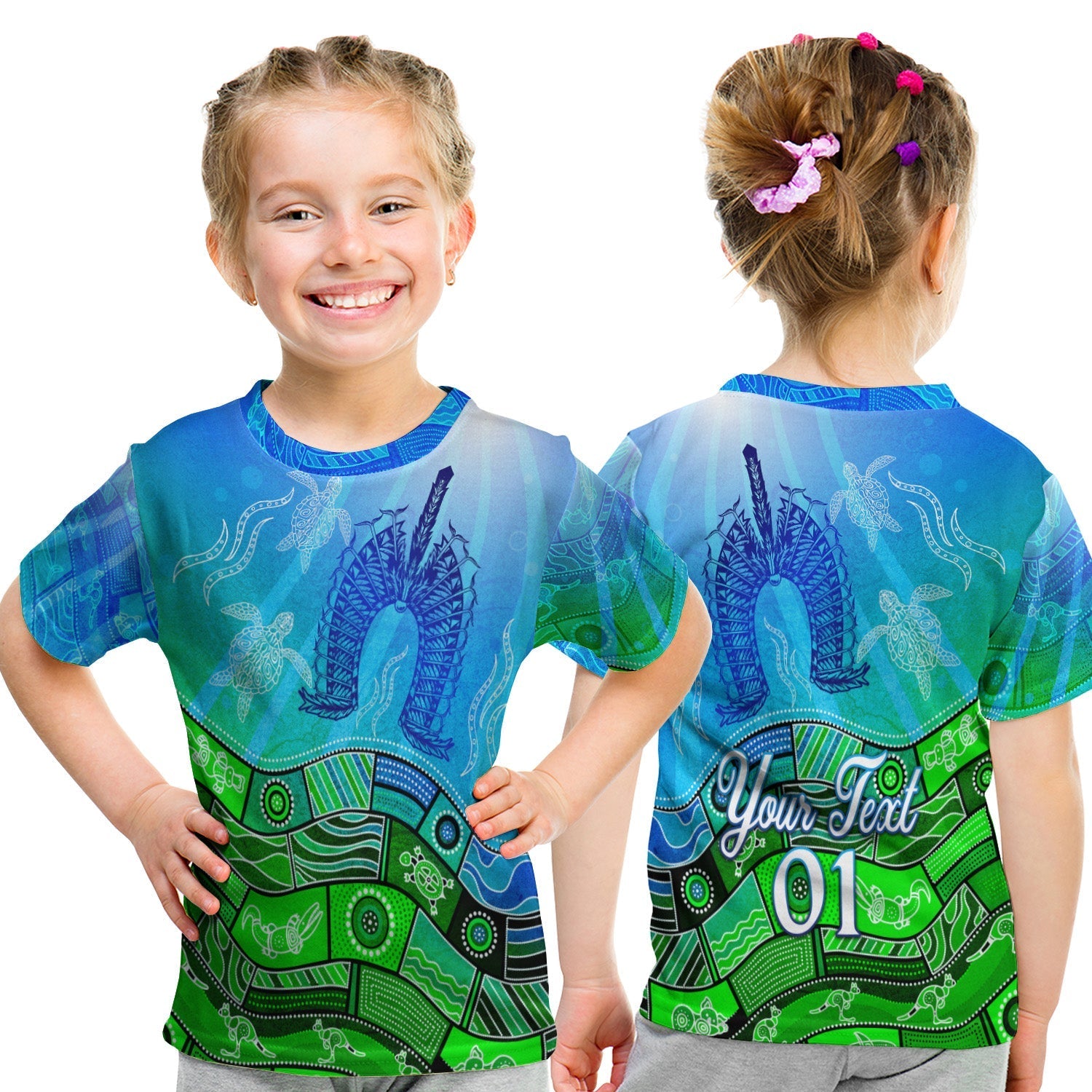custom-personalised-aboriginal-torres-strait-islands-t-shirt-kid-towards-the-light-lt8