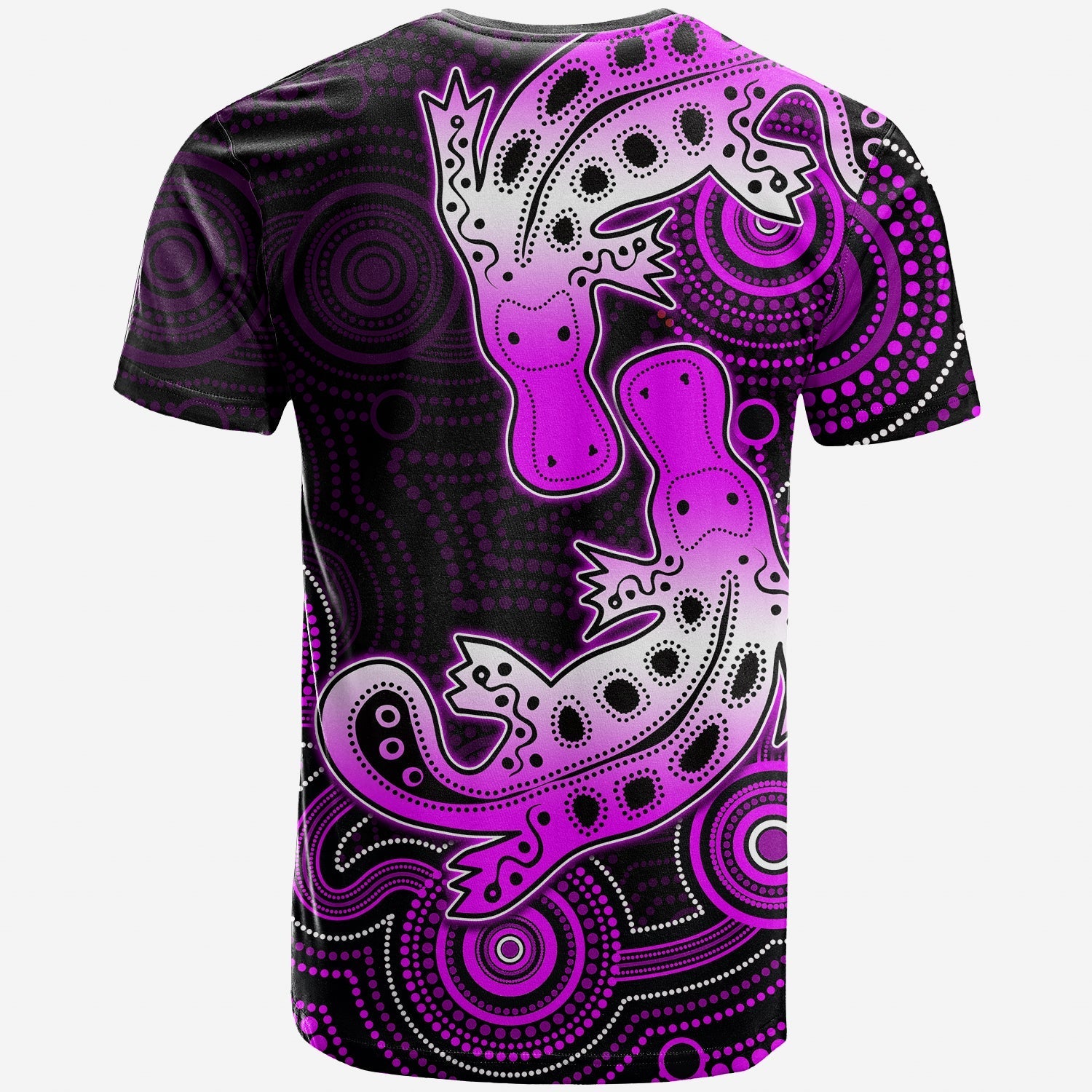 custom-personalised-aboriginal-platypus-t-shirt-dot-patterns-style-no1-lt6