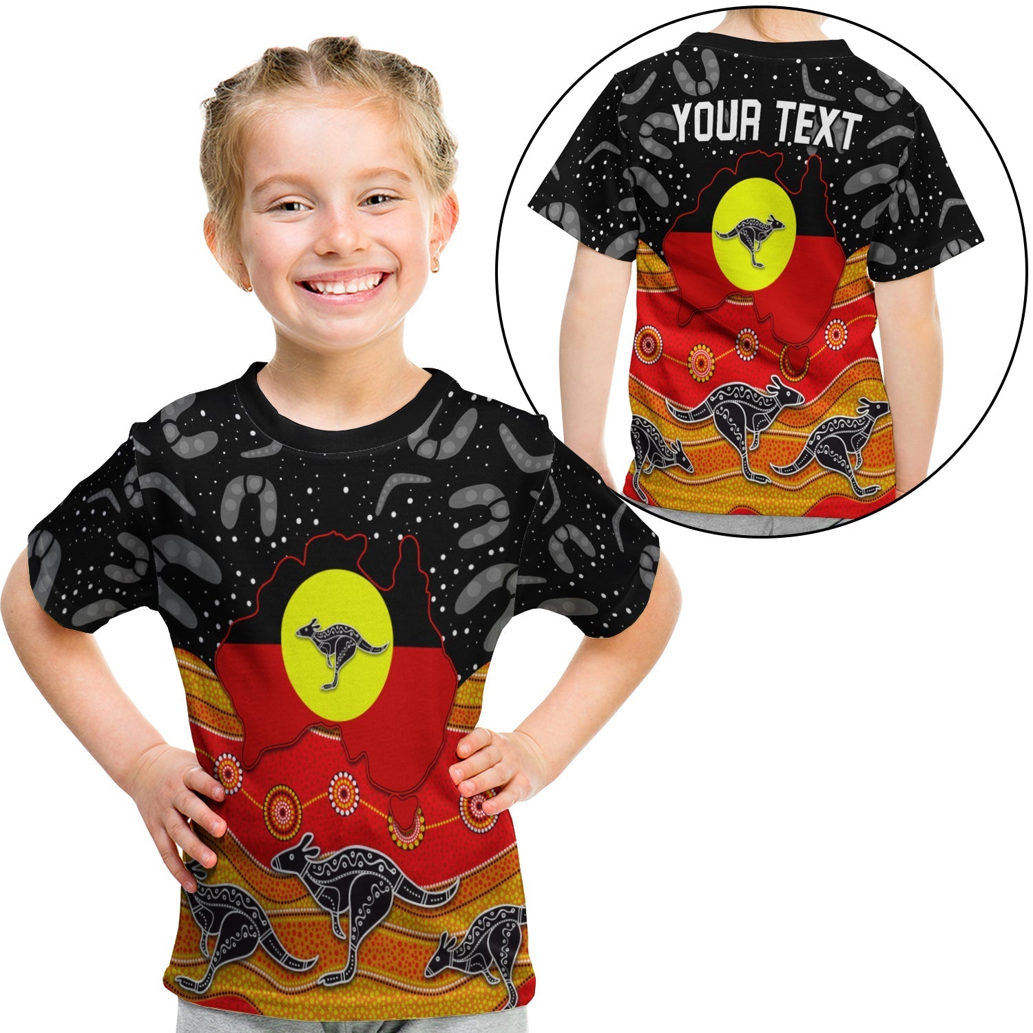 custom-personalised-aboriginal-flag-t-shirt-kid-map-aussie-lt13