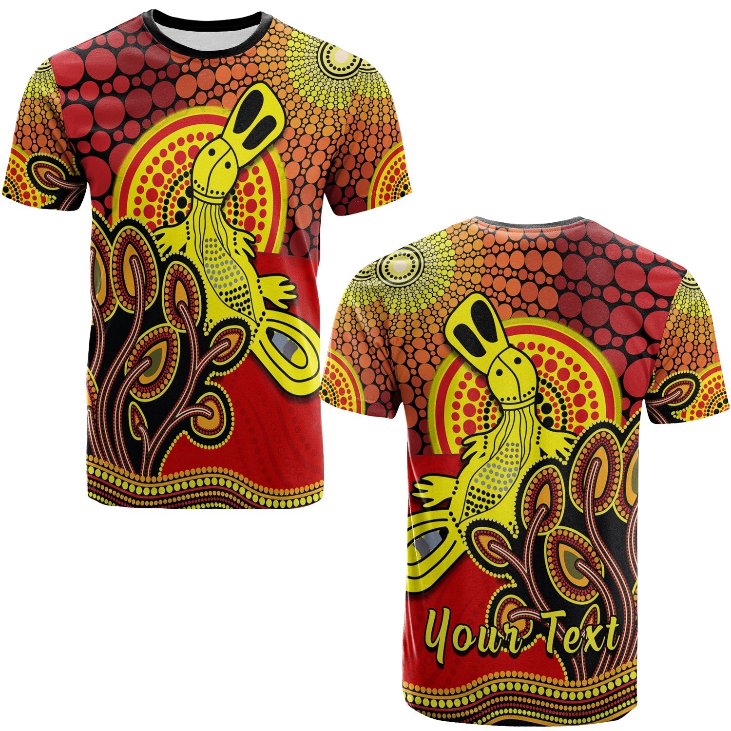 custom-personalised-aboriginal-platypus-t-shirt-tree-on-the-hill-sunshine-lt13
