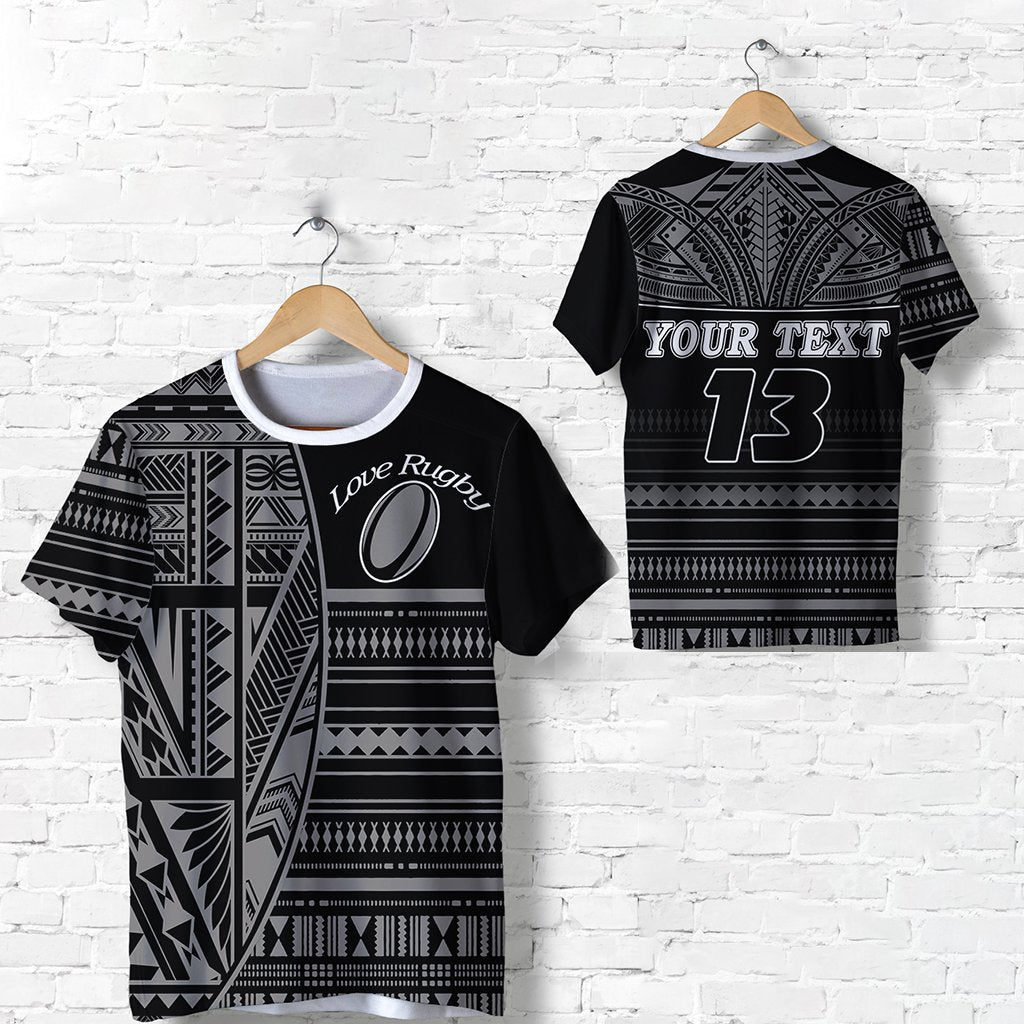 custom-personalised-polynesian-rugby-t-shirt-with-love-style-gray-custom-text-and-number