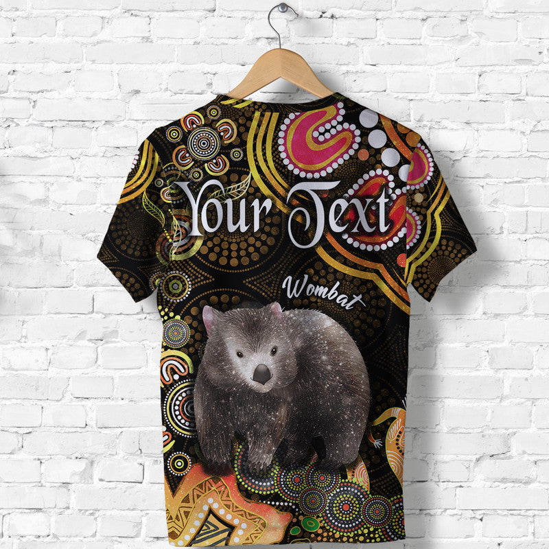 custom-personalised-australian-astrology-t-shirt-taurus-wombat-zodiac-aboriginal-vibes-gold