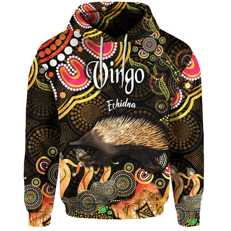custom-personalised-australian-astrology-zip-up-and-pullover-hoodie-virgo-echidna-zodiac-aboriginal-vibes-gold