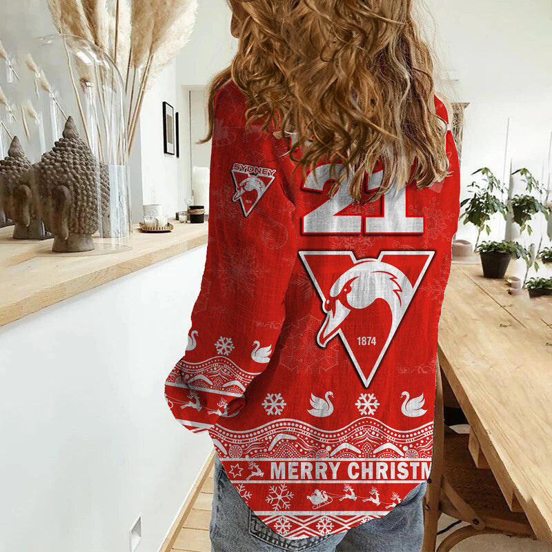 custom-personalised-and-number-sydney-swans-unique-winter-season-women-casual-shirt-swans-merry-christmas
