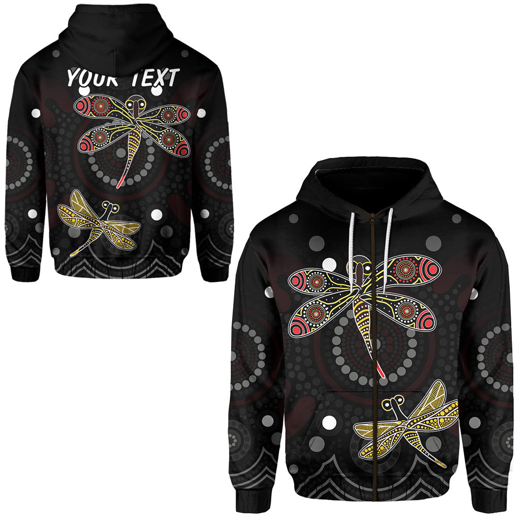 custom-personalised-aboriginal-dot-zip-hoodie-butterfly-victory-lt13