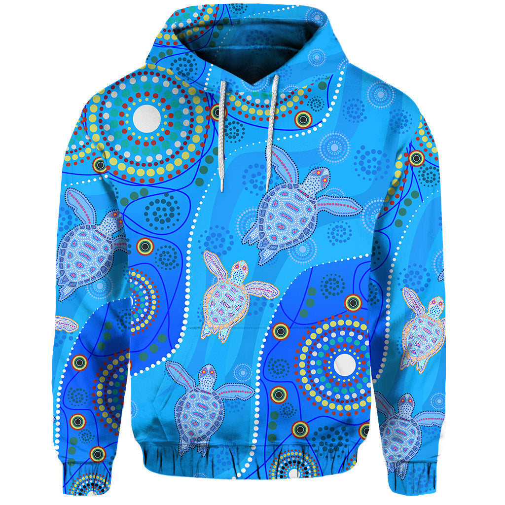 custom-personalised-aboriginal-art-turtle-hoodie-indigenous-simple-vibes-lt8