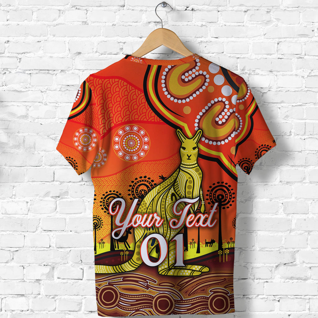 custom-personalised-aboriginal-art-kangaroo-t-shirt-indigenous-unique-vibes-orange-lt8