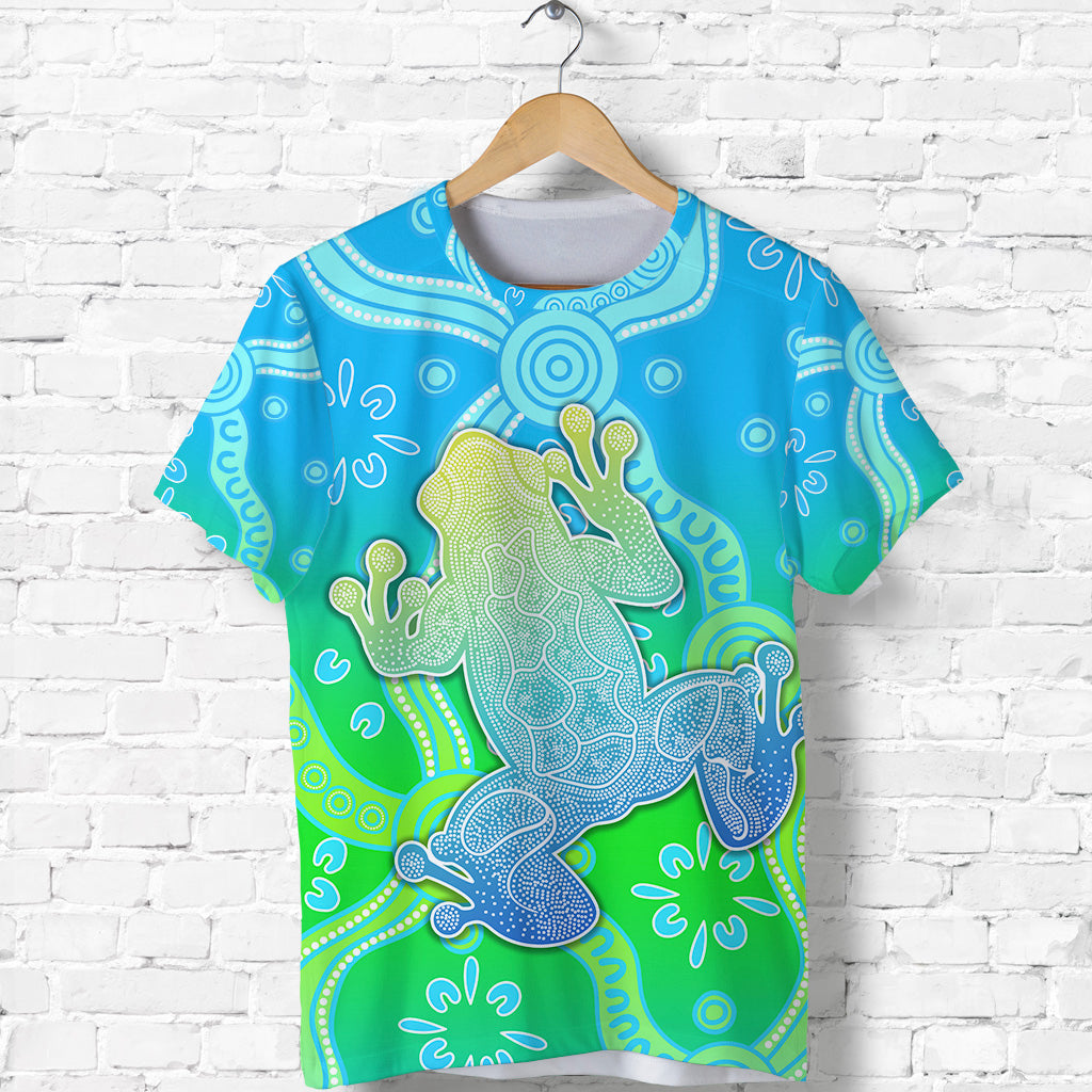 custom-personalised-aboriginal-frog-t-shirt-indigenous-simple-vibes-lt8