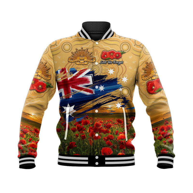 custom-personalised-australia-aboriginal-anzac-baseball-jacket-poppy-vibes-gold-lt8