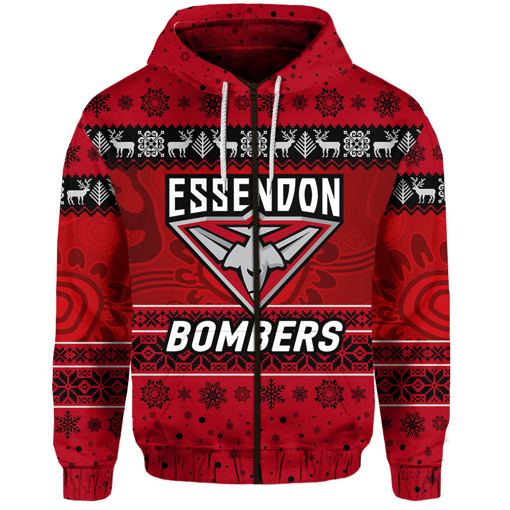custom-personalised-essendon-bombers-zip-hoodie-christmas-simple-style-red-lt8