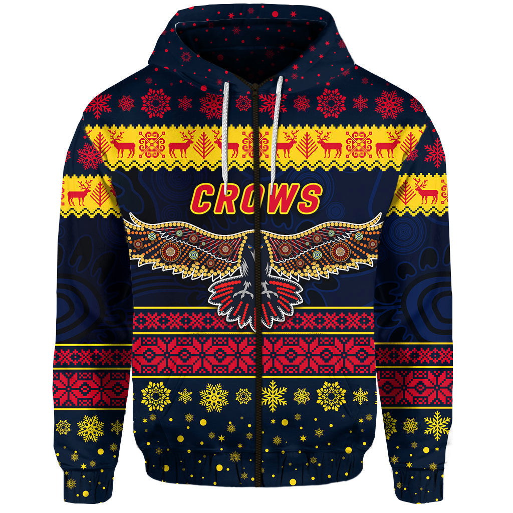 custom-personalised-adelaide-crows-zip-hoodie-christmas-simple-style-lt8