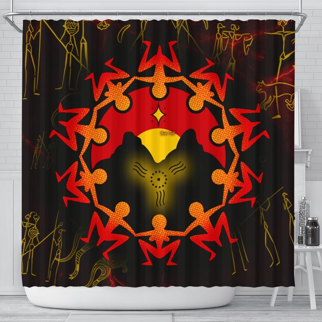 vibe-hoodie-aboriginal-shower-curtain-australia-map-and-indigenous-flag-rlt20