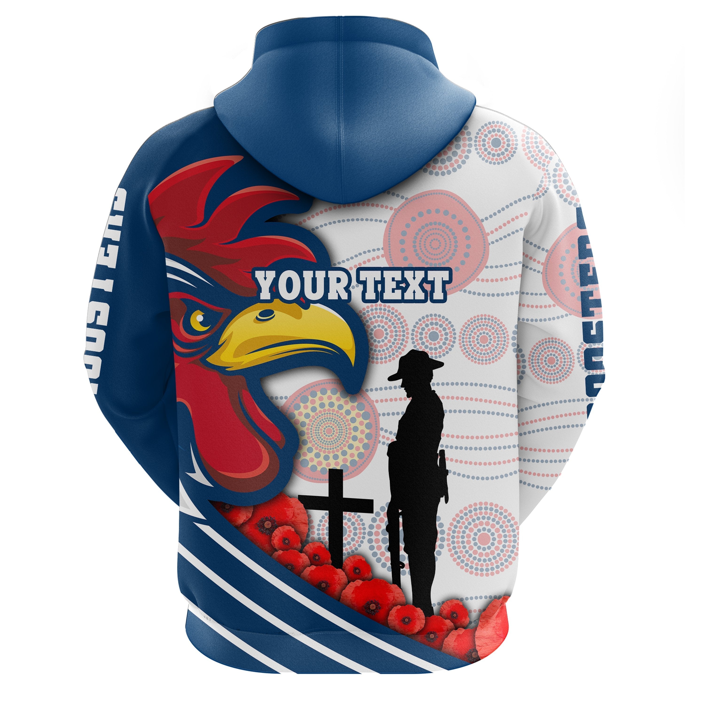 custom-personalised-australia-roosters-hoodie-anzac-day-three-tiles-style