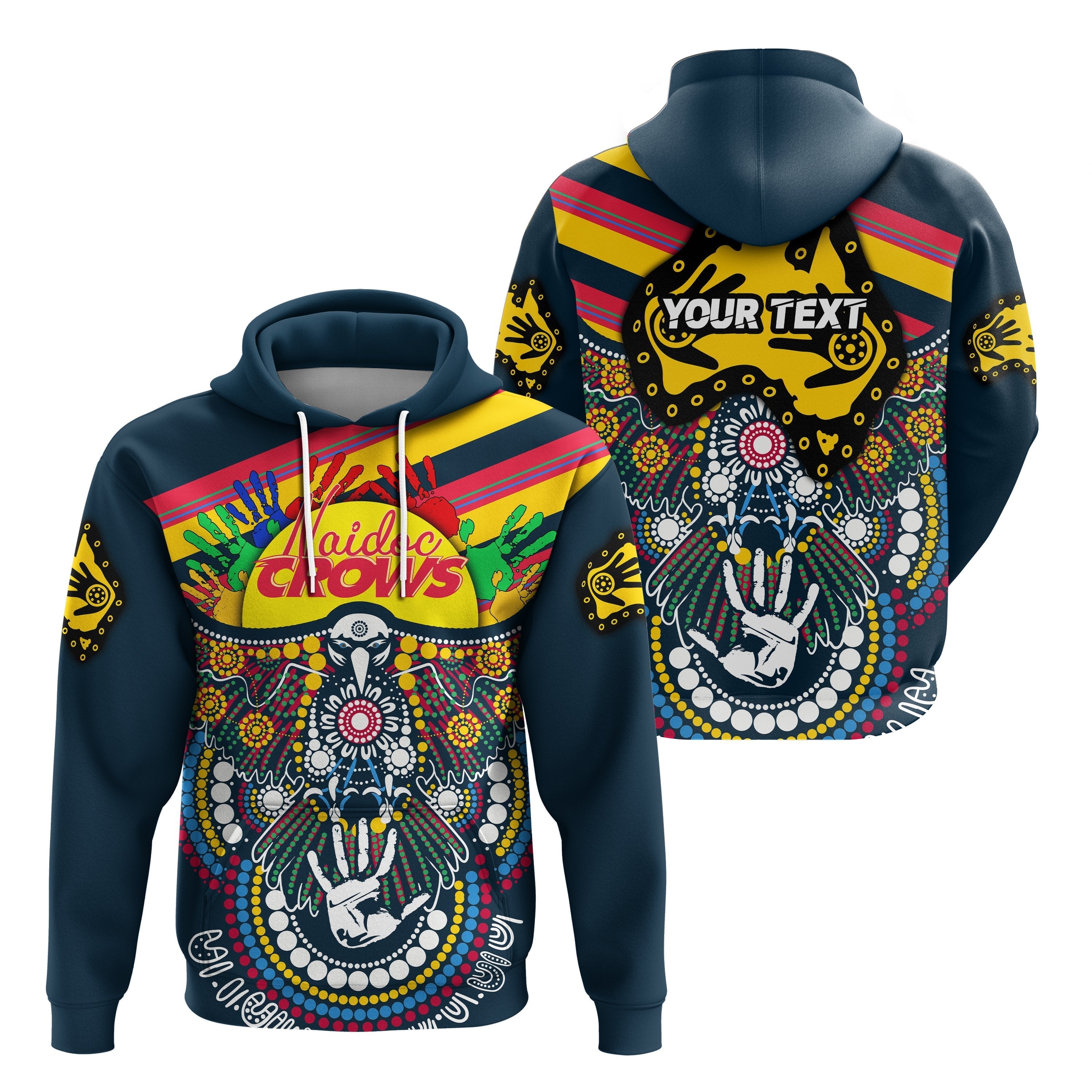 custom-personalised-adelaide-naidoc-week-hoodie-special-crows-aboriginal-sport-style