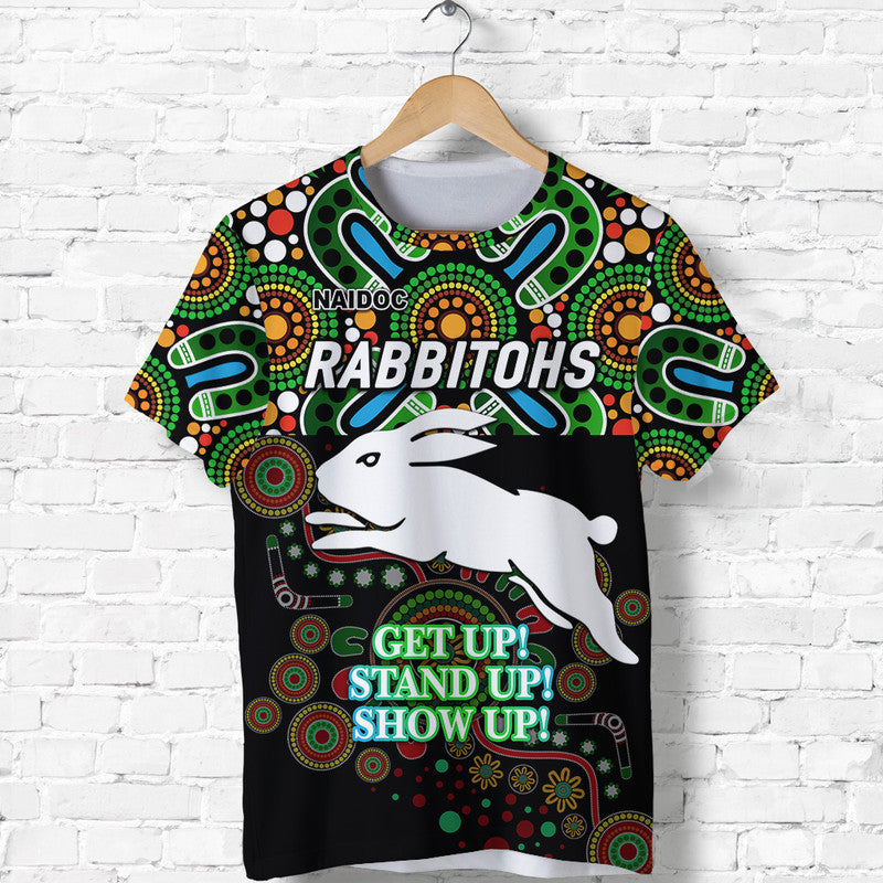 custom-personalised-australia-rabbitohs-the-rabbits-rugby-naidoc-week-2022-t-shirt-simple-vibes-black-lt8