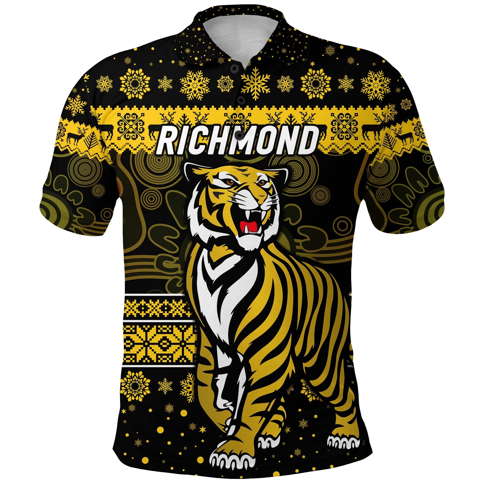 custom-personalised-richmond-tigers-polo-shirt-christmas-simple-style-blacklt8