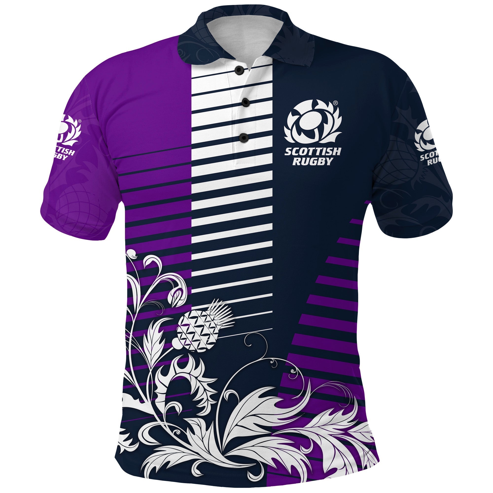 custom-personalised-scotland-rugby-polo-shirt-scottish-thistle-style-navy-purple-lt8
