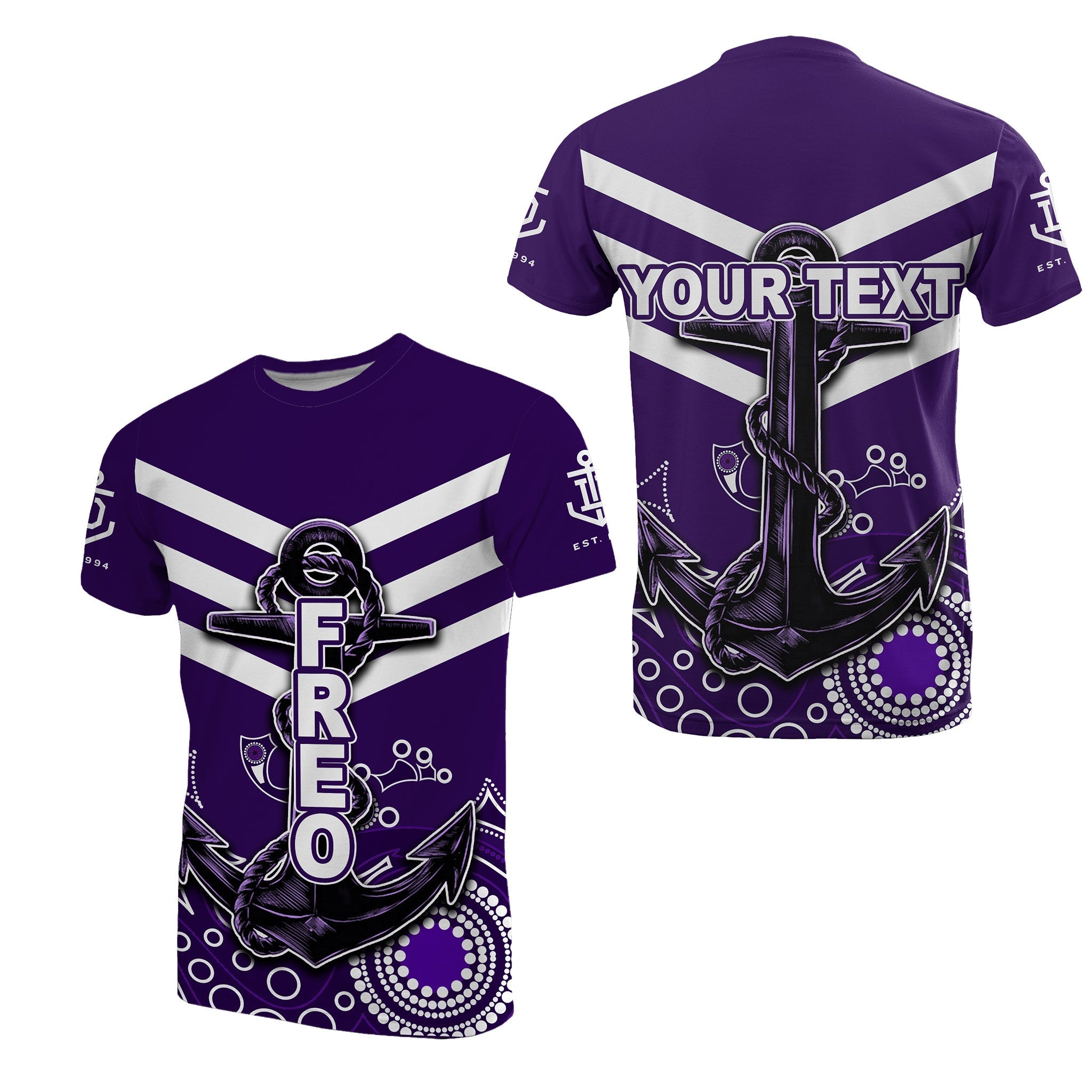 custom-personalised-fremantle-t-shirt-freo-aboriginal-simple-style-lt6