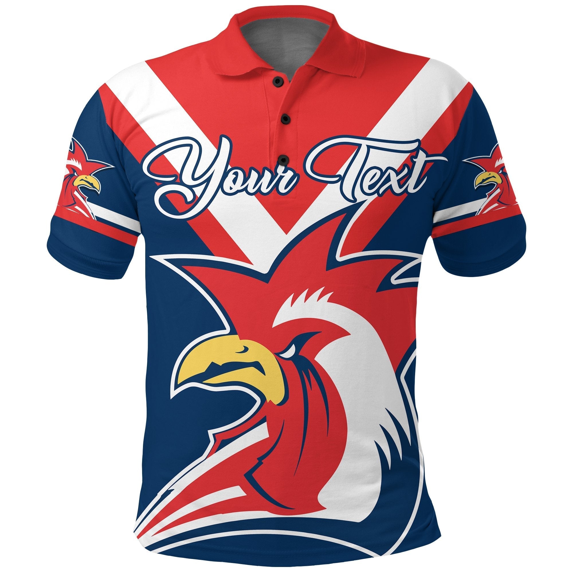 custom-personalised-australia-roosters-polo-shirt-rugby