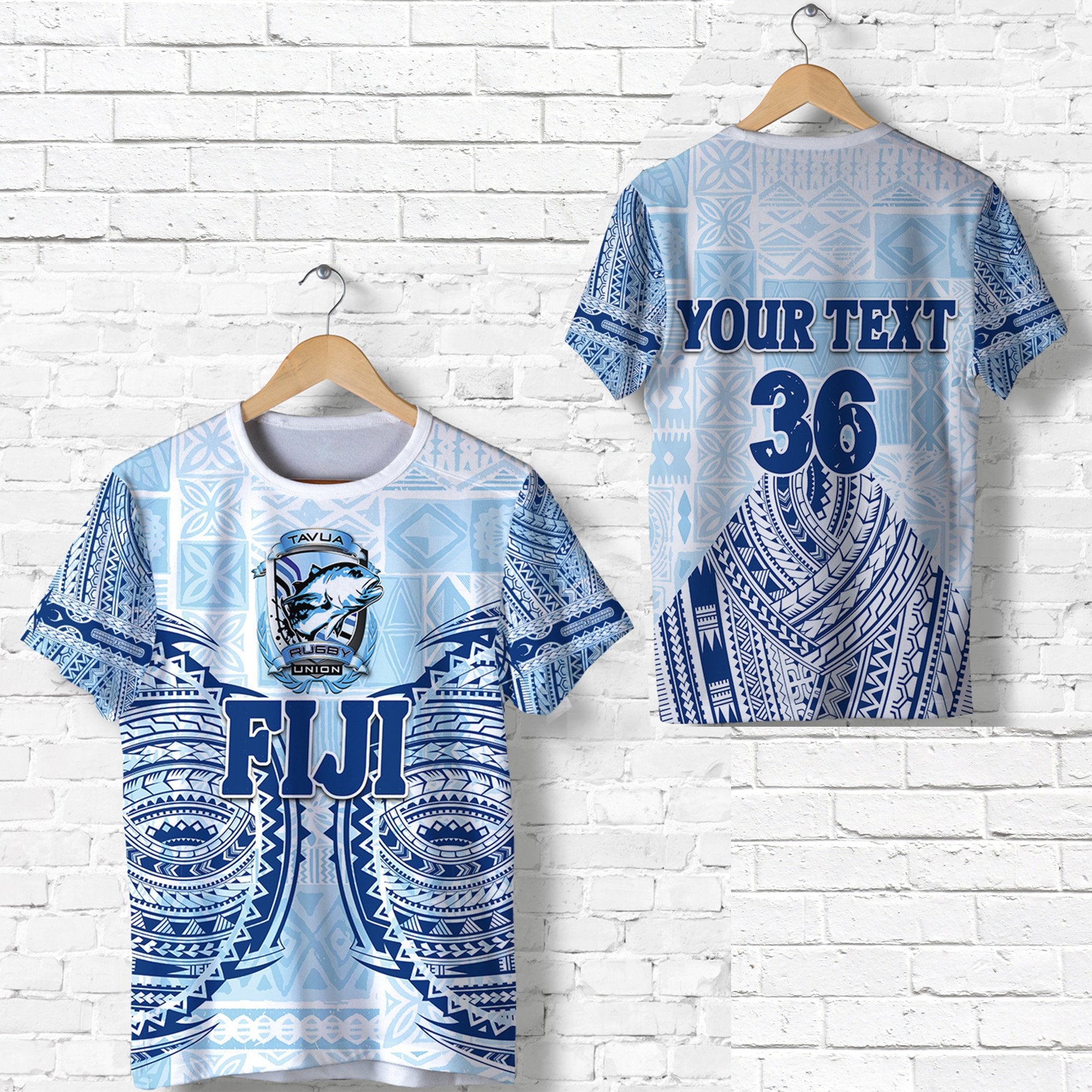 custom-personalised-fiji-tavua-rugby-tapa-t-shirt-polynesian-blue-custom-text-and-number